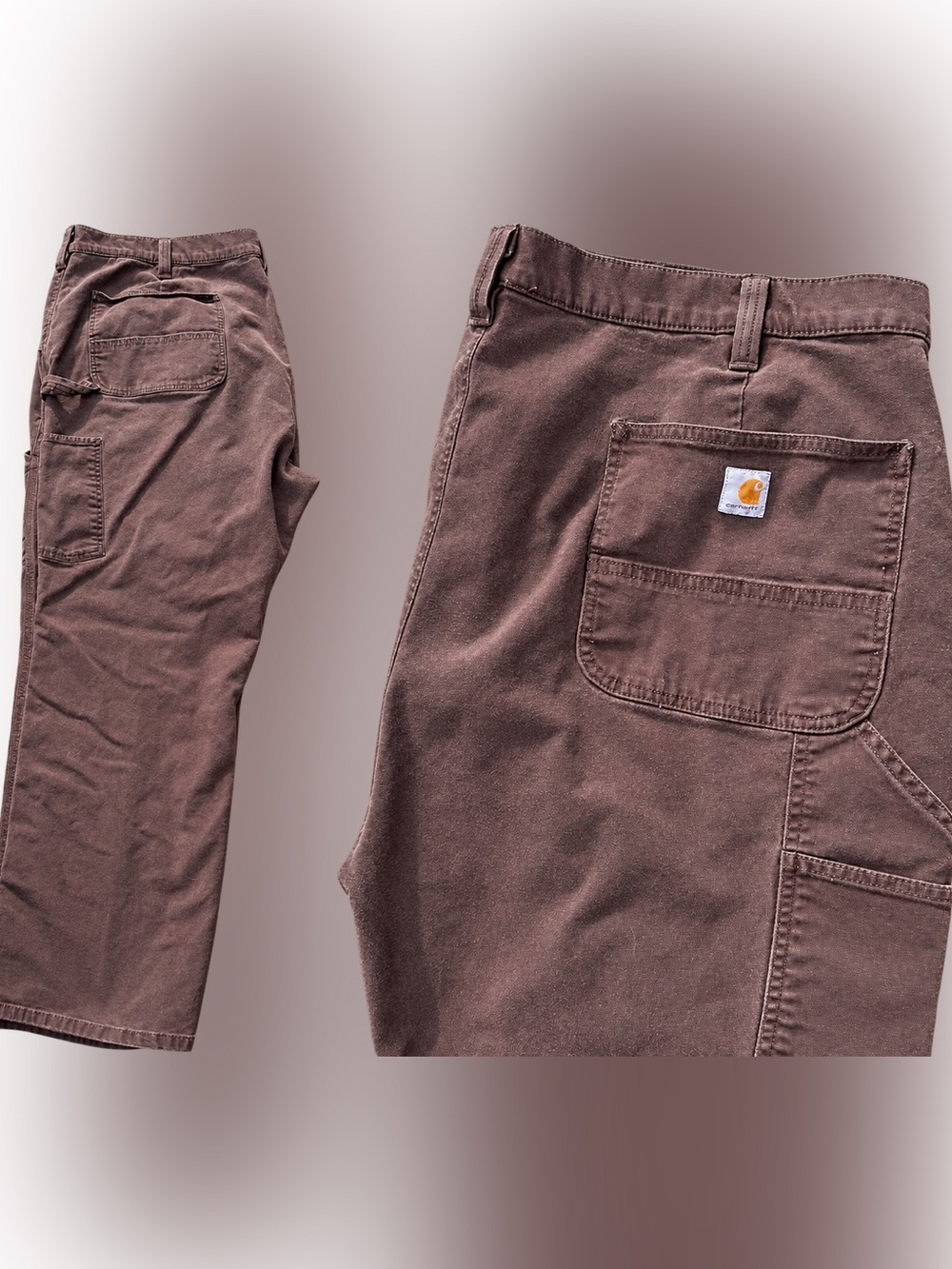 Carhartt Brown Women's Utility Chinos with Pocket Details